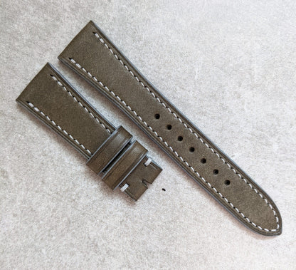 Pueblo Calfskin Watch Strap - Grey