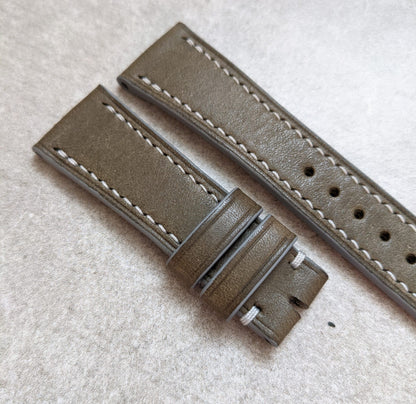 Pueblo Calfskin Watch Strap - Grey