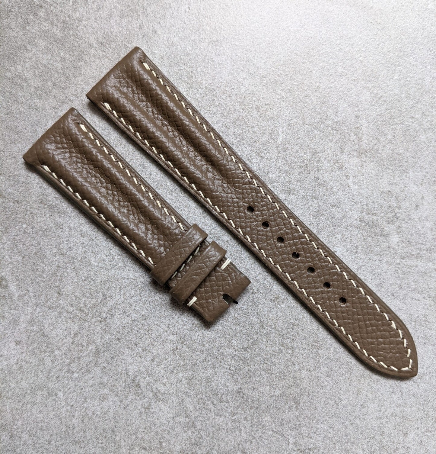 Epsom Calfskin Speedy Ridge Strap - Taupe