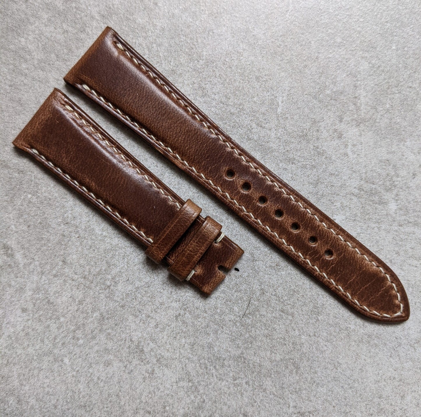 Chromexcel Calfskin Watch Strap - Natural Tan