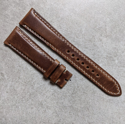 Chromexcel Calfskin Watch Strap - Natural Tan