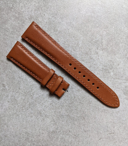 Barenia Calfskin Watch Strap - Mid Brown