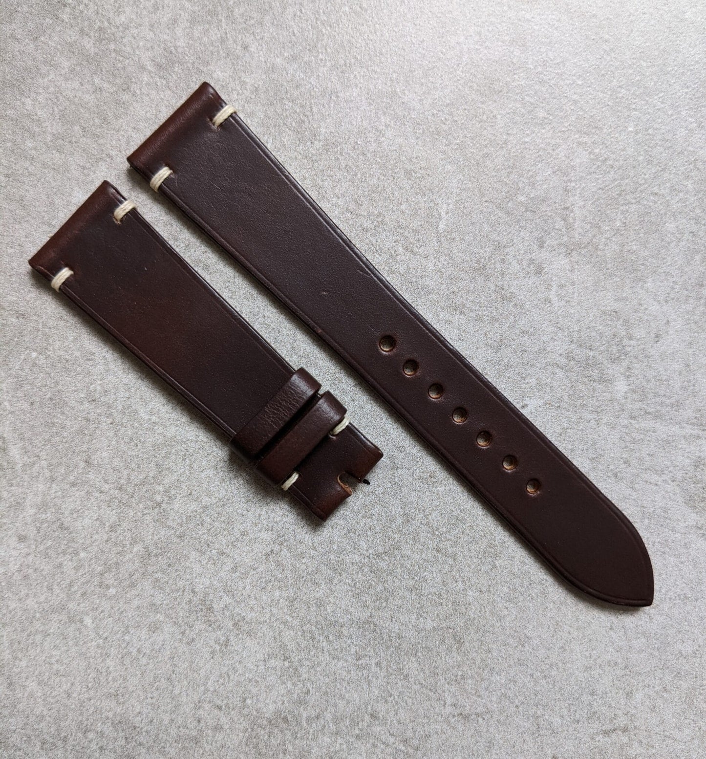 Chromexcel Vintage Strap Minimal Stitch - Chocolate Brown