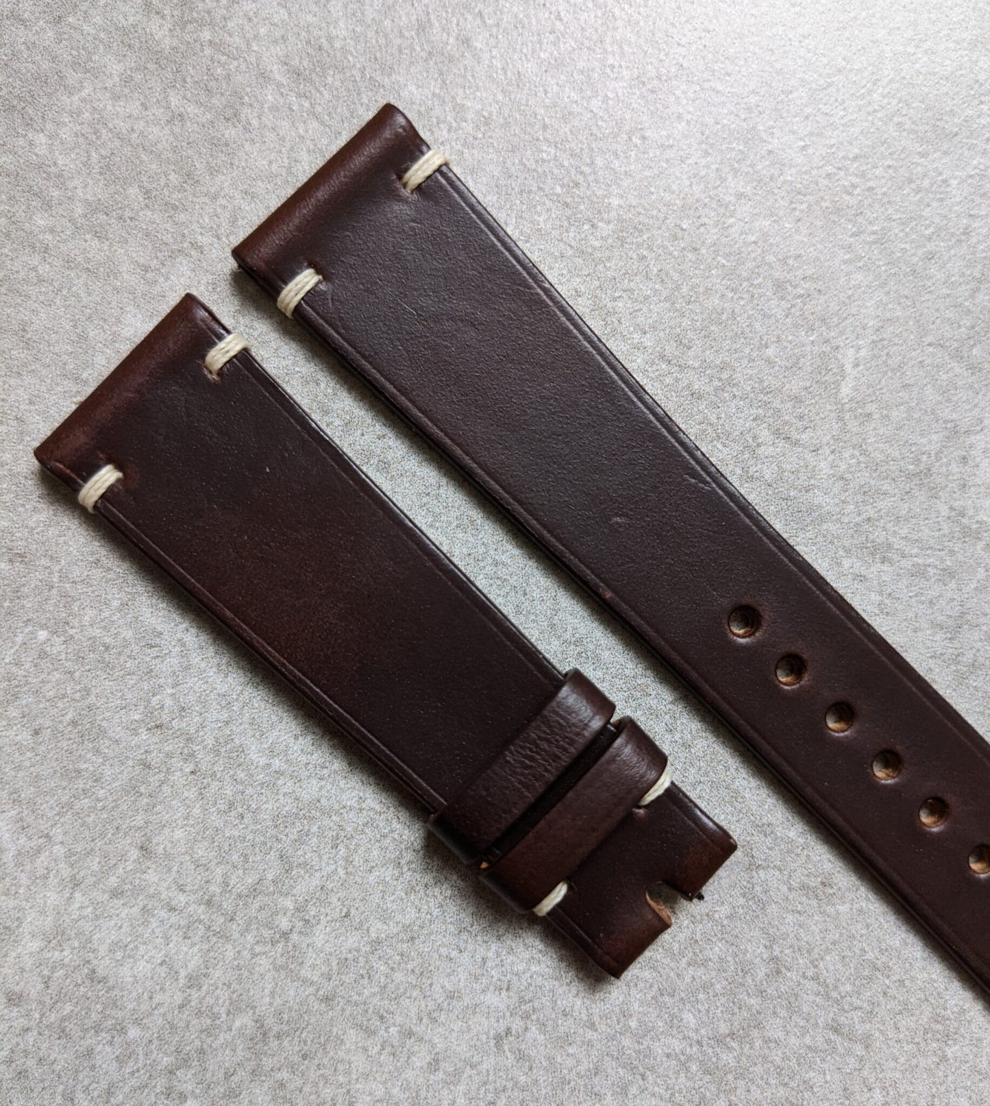 Chromexcel Vintage Strap Minimal Stitch - Chocolate Brown