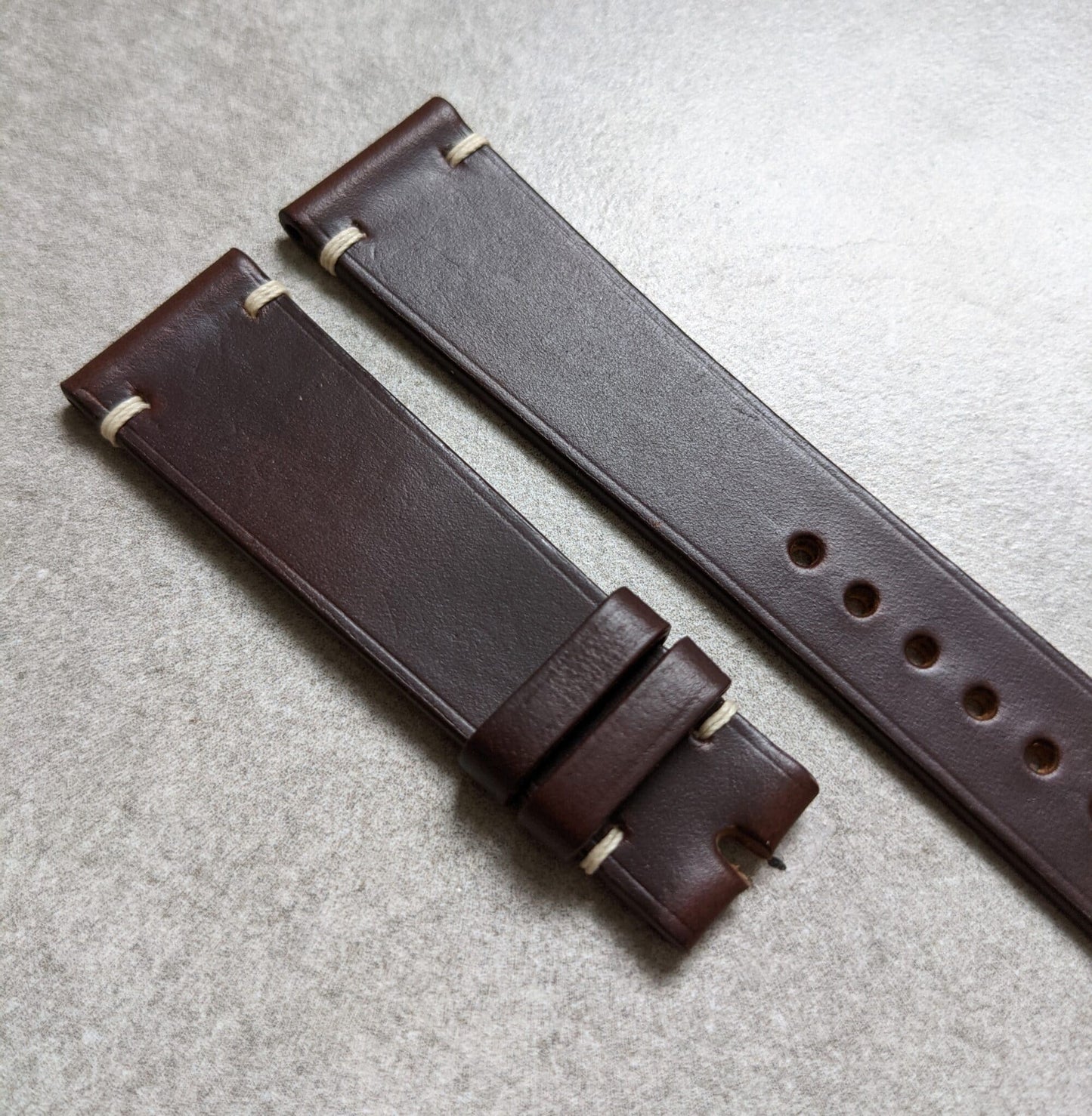 Chromexcel Vintage Strap Minimal Stitch - Chocolate Brown