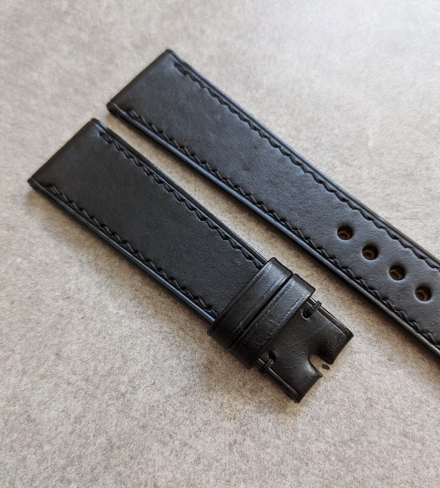 Buttero Classic Calfskin Strap - Black