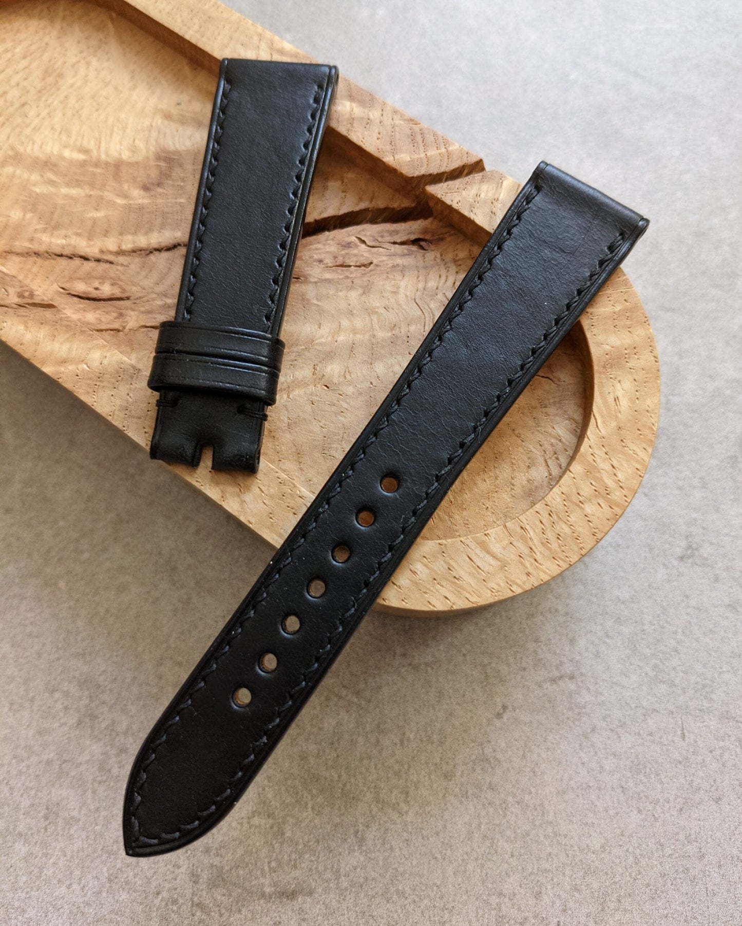 Buttero Classic Calfskin Strap - Black