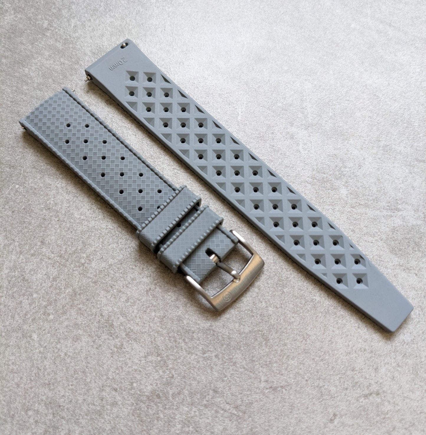 FKM Tropic Rubber Strap - Grey