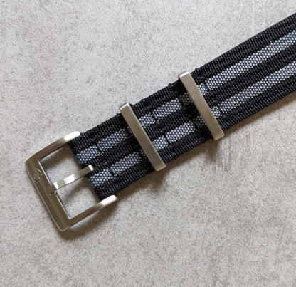 Premium Ribbed Fabric Watch Strap - Bond