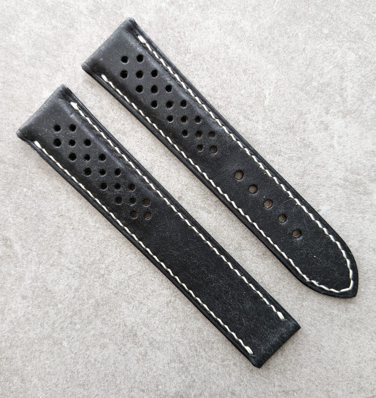 Omega-Style Deployant Strap – Black Pueblo Rally