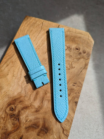 Epsom Calfskin Watch Strap - Tiffany Blue