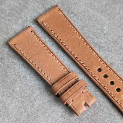 Wickett & Craig Strap - Natural W/Matching Stitch