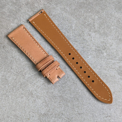 Wickett & Craig Strap - Natural W/Matching Stitch