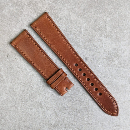 Wickett & Craig Strap - Chestnut W/Matching Stitch