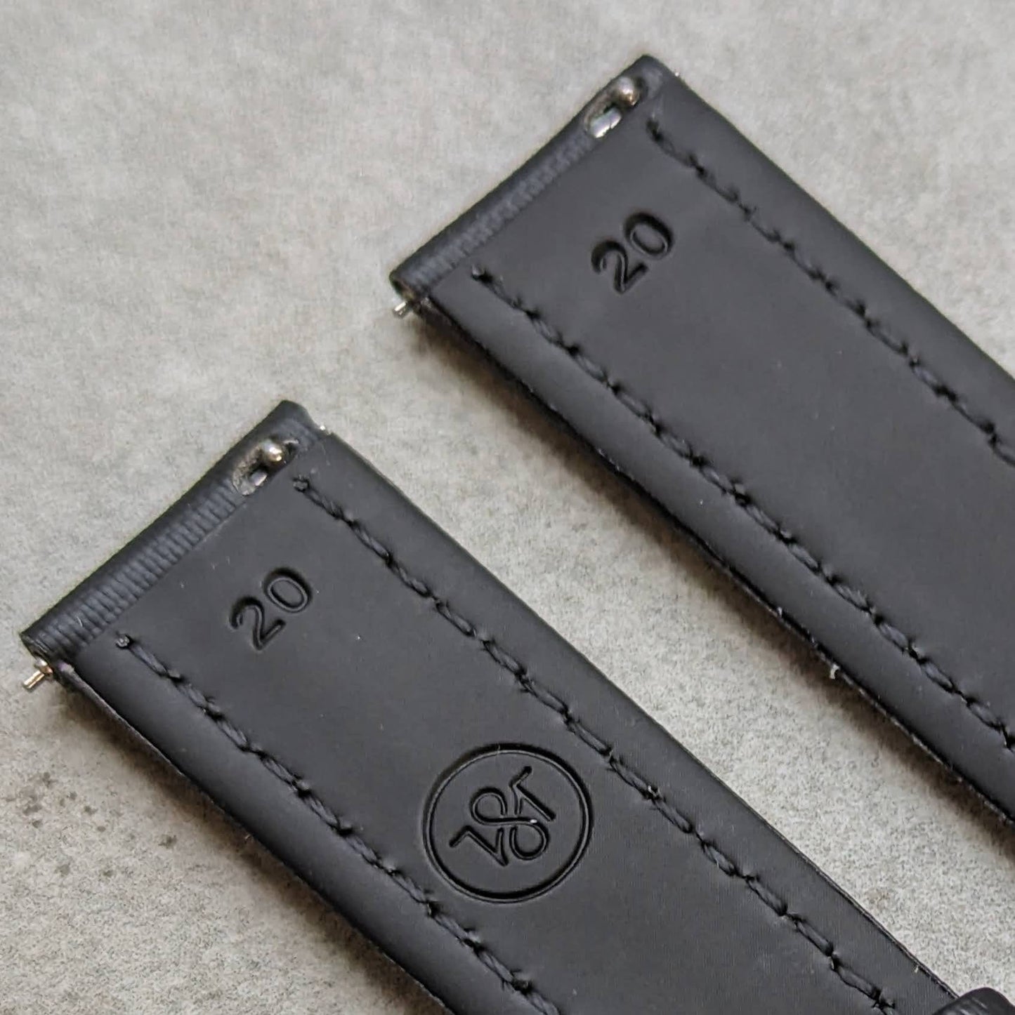 Sailcloth Watch Strap - Black