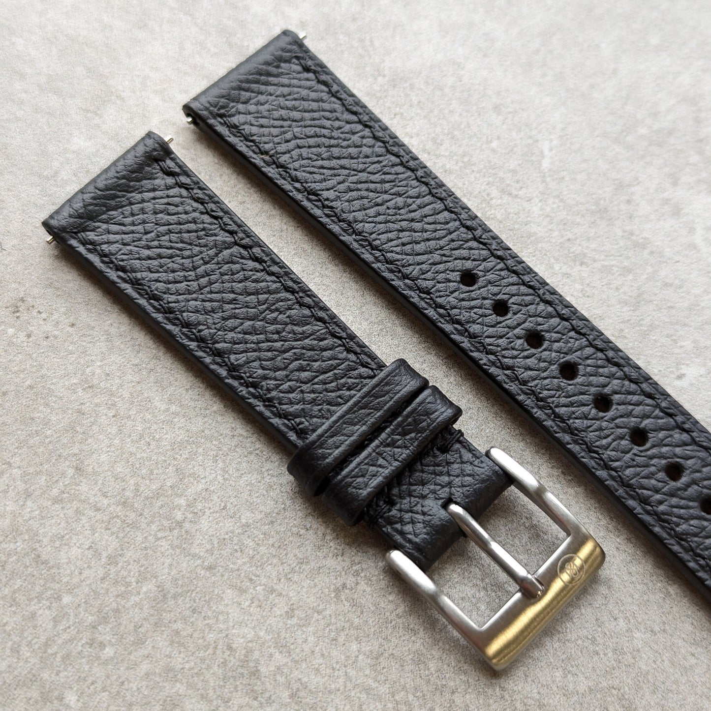 Epsom Calfskin Strap - Black - RTW