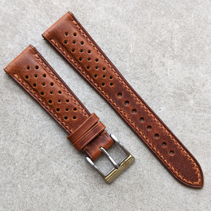 Badalassi Wax Watch Rally Strap - Tan Brown - RTW