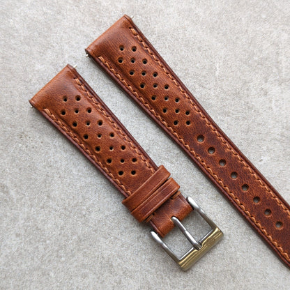 Badalassi Wax Watch Rally Strap - Tan Brown - RTW