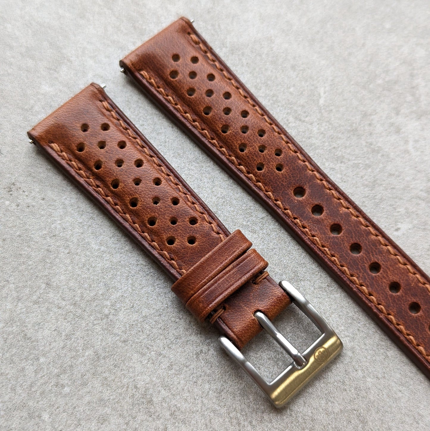 Badalassi Wax Watch Rally Strap - Tan Brown - RTW