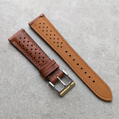 Badalassi Wax Watch Rally Strap - Tan Brown - RTW