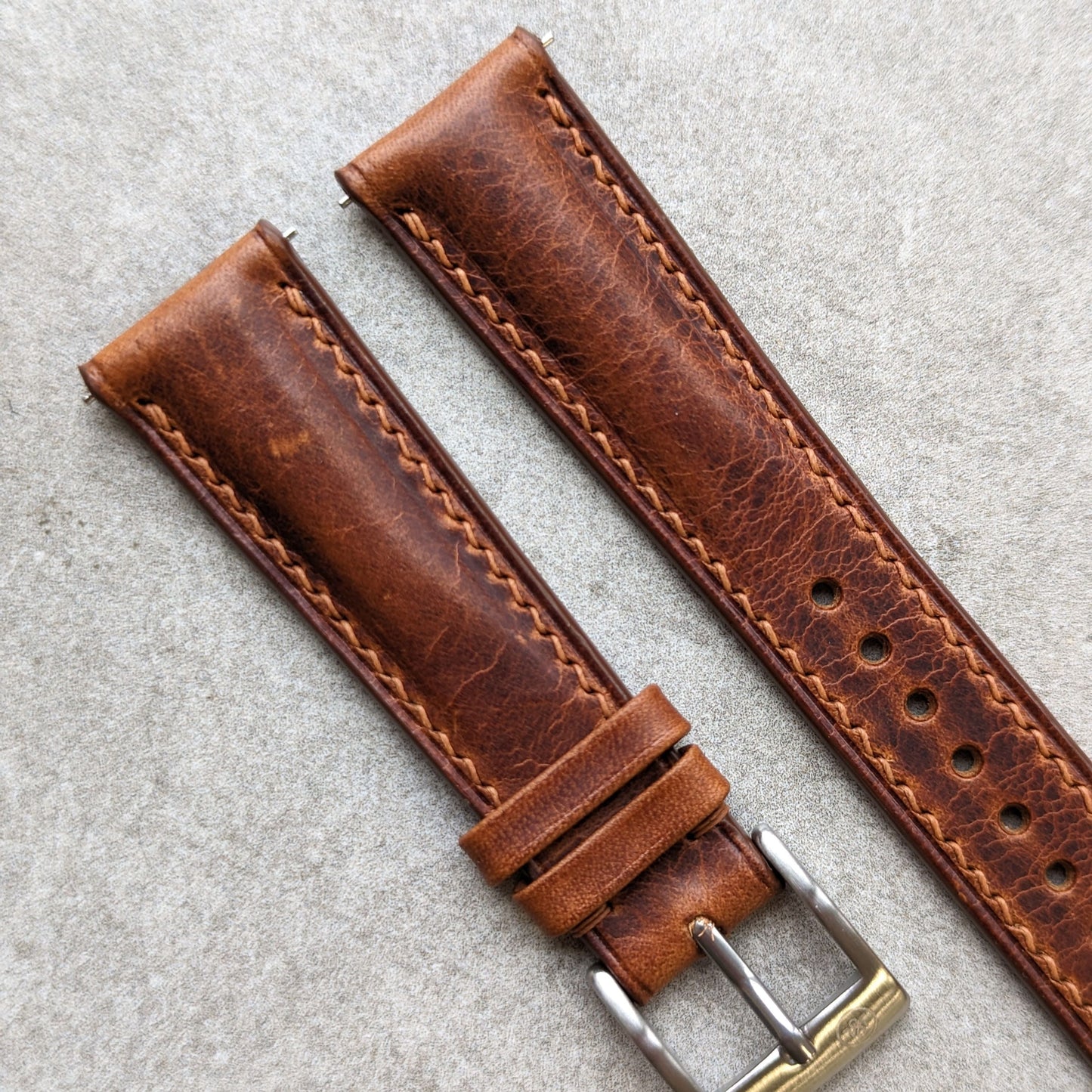 Badalassi Wax Watch Strap - Tan Brown - RTW