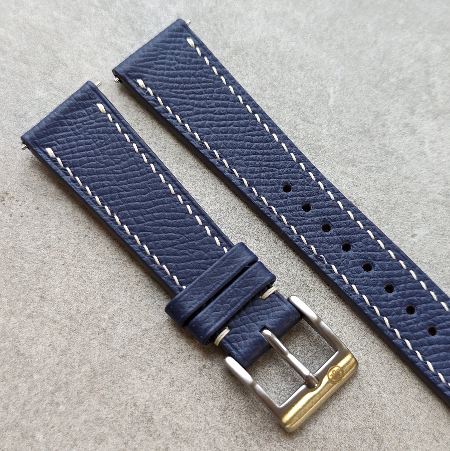 Epsom Calfskin Strap - Navy Blue - RTW