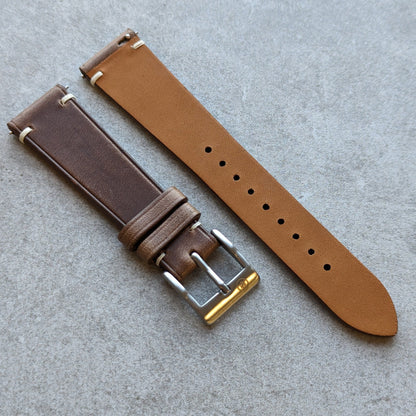 Horween Chromexcel Strap Minimal Stitch - Natural Tan - RTW