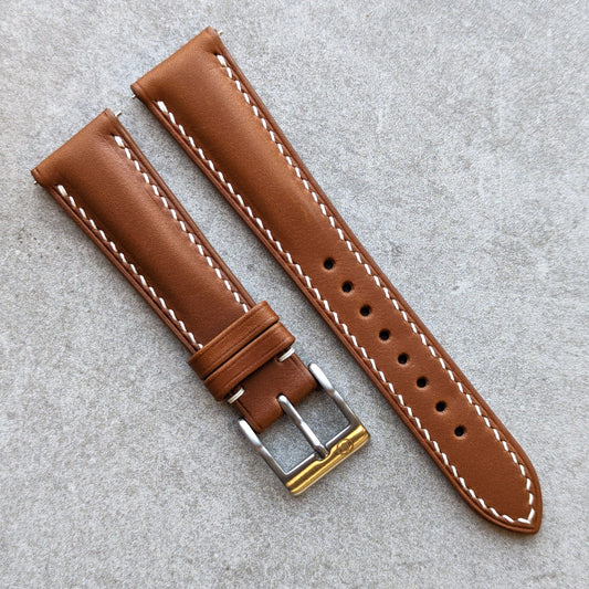 Barenia Watch Strap - Mid Brown - RTW