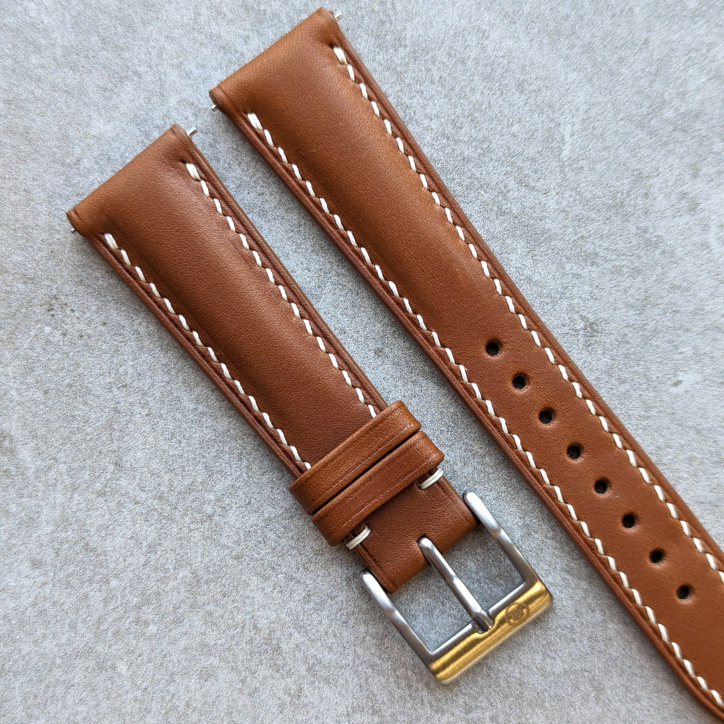 Barenia Watch Strap - Mid Brown - RTW