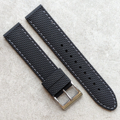 Textured & Stitched Rubber Straps