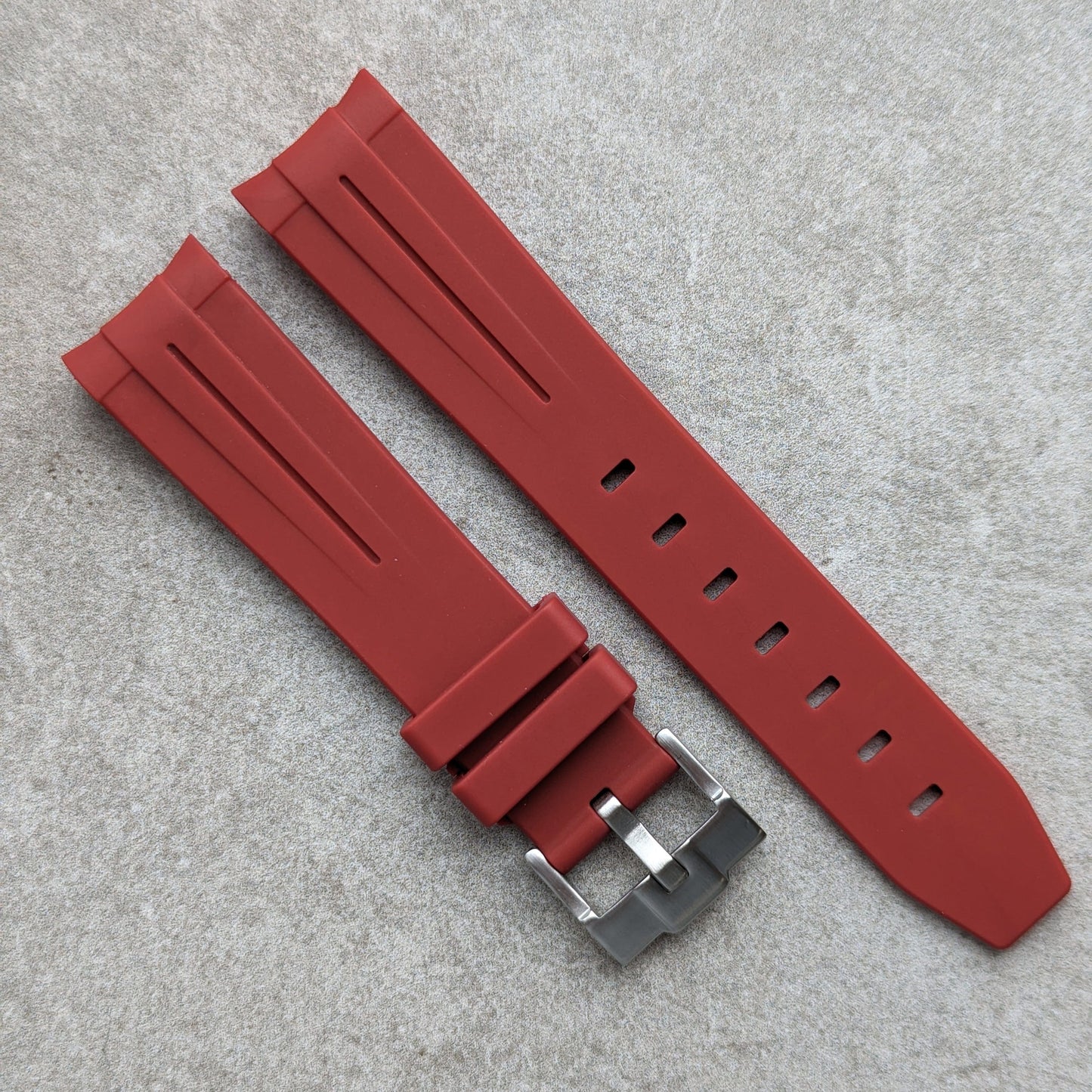 Curved Lug Rubber Straps - Rolex Fitment