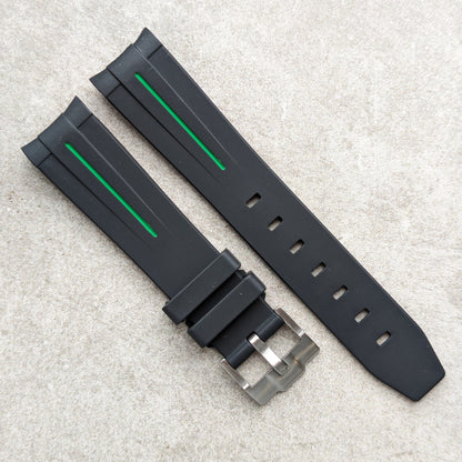 Curved Lug Rubber Straps - Rolex Fitment