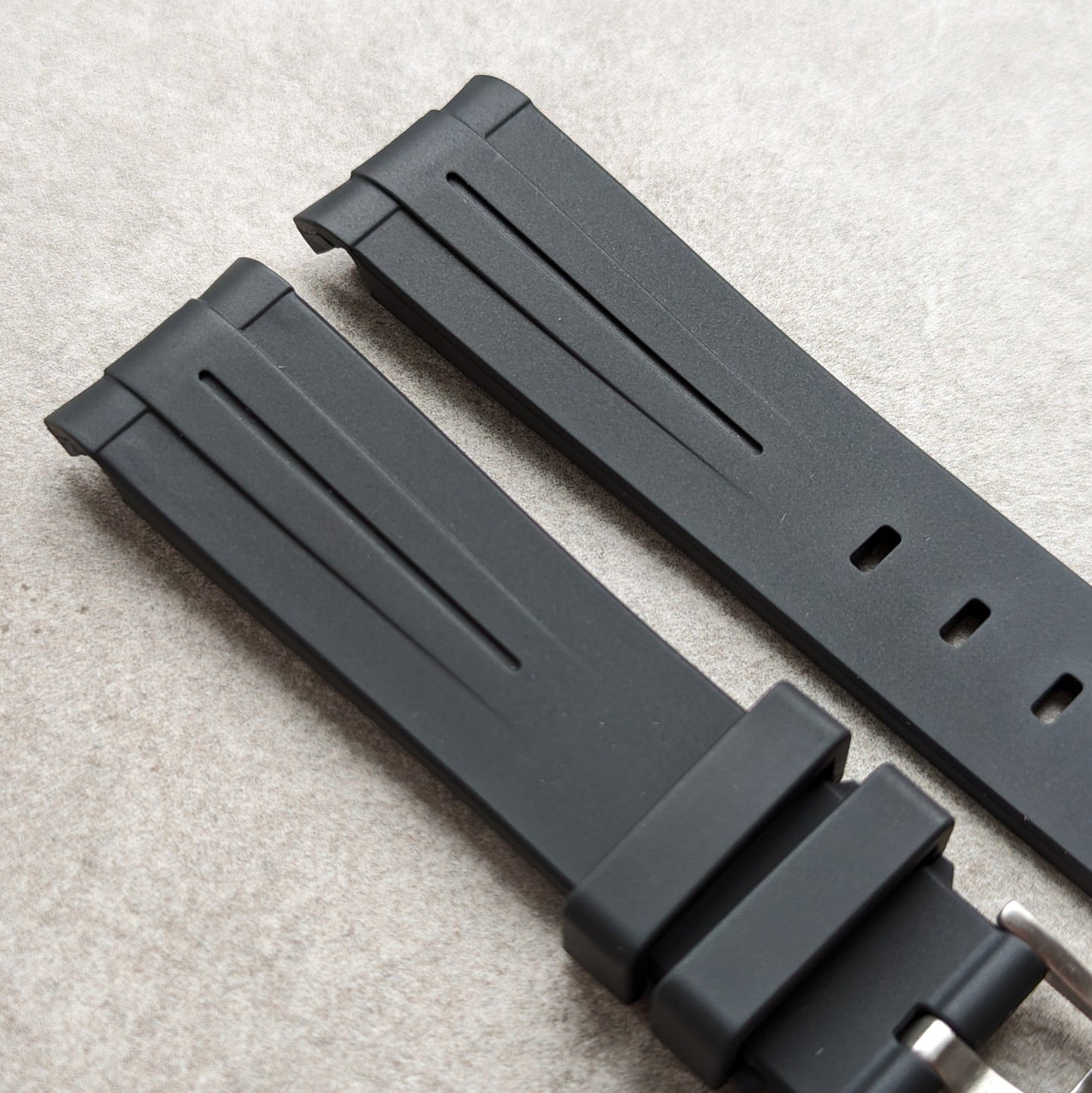 Curved Lug Rubber Straps - Rolex Fitment