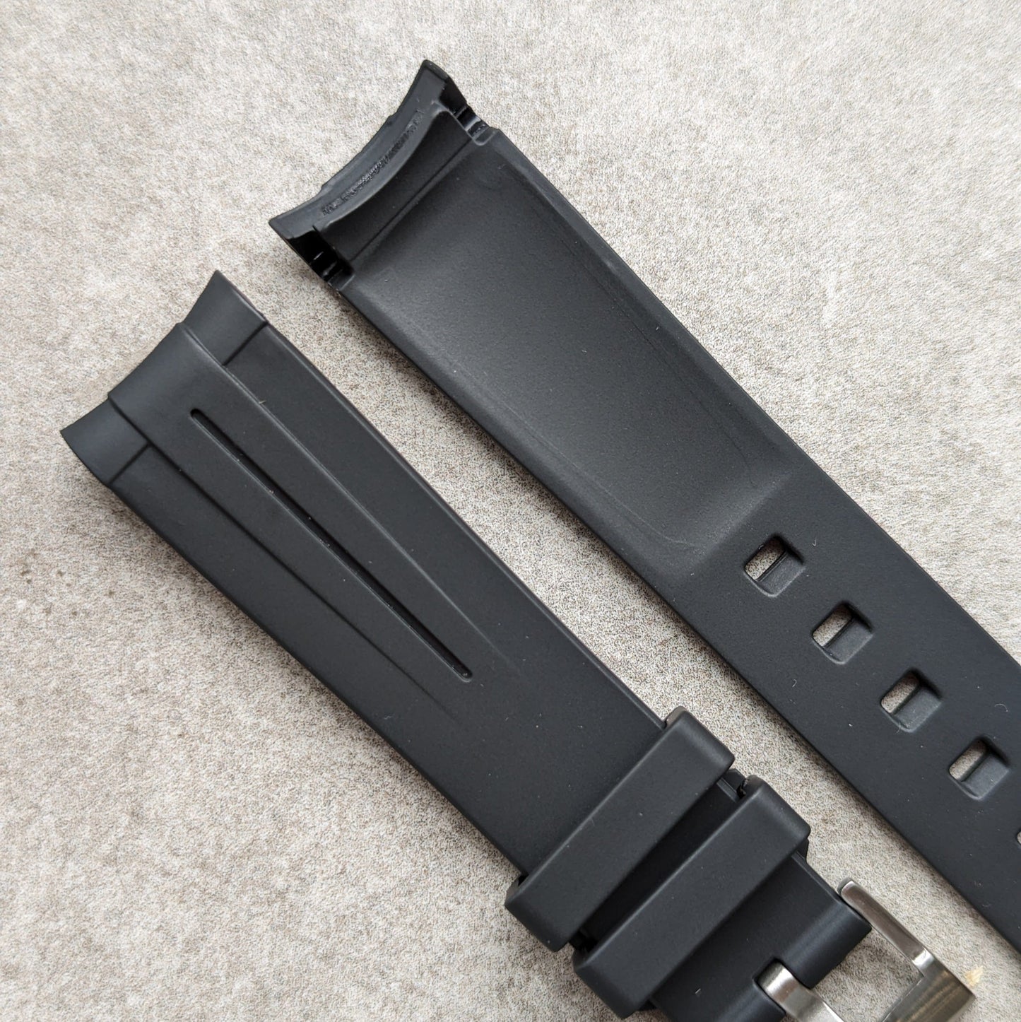 Curved Lug Rubber Straps - Rolex Fitment