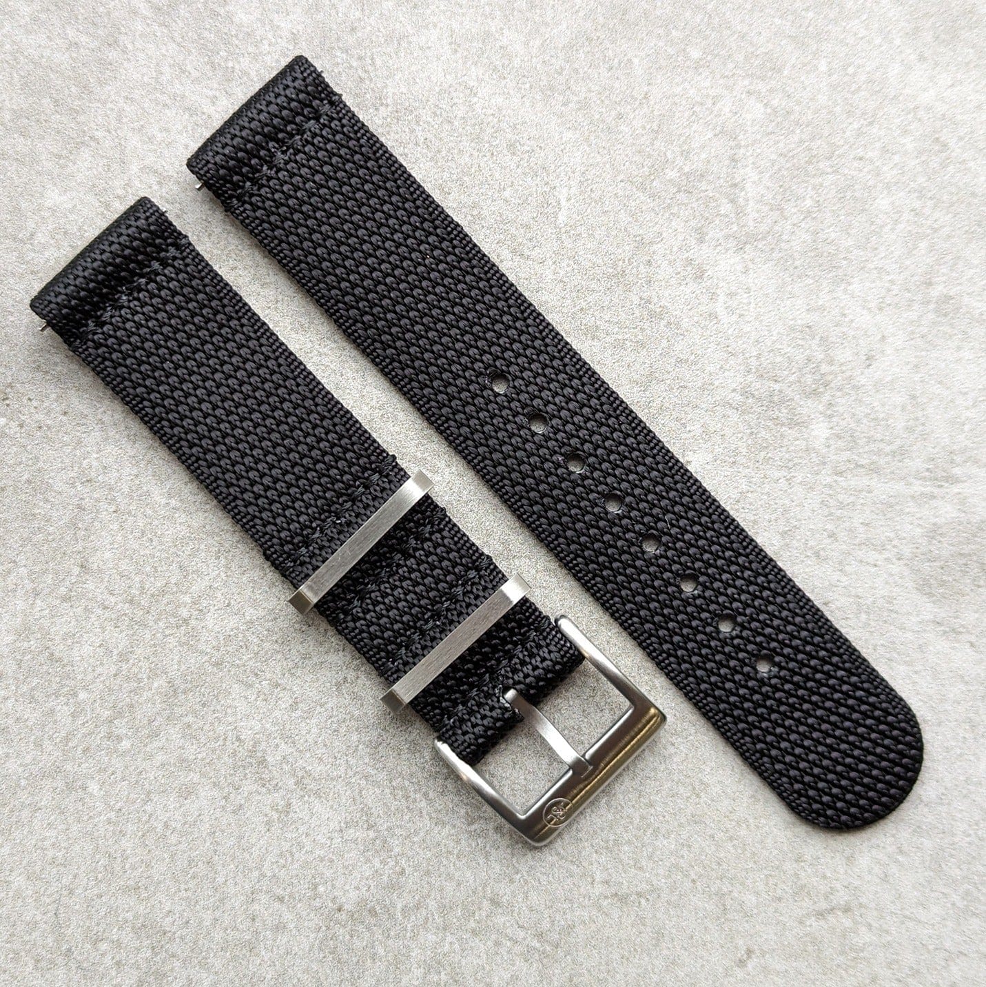 Premium Waffle Weave Two Piece Nylon Strap