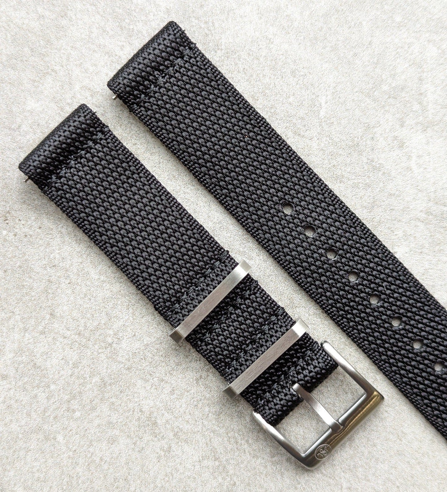 Premium Waffle Weave Two Piece Nylon Strap