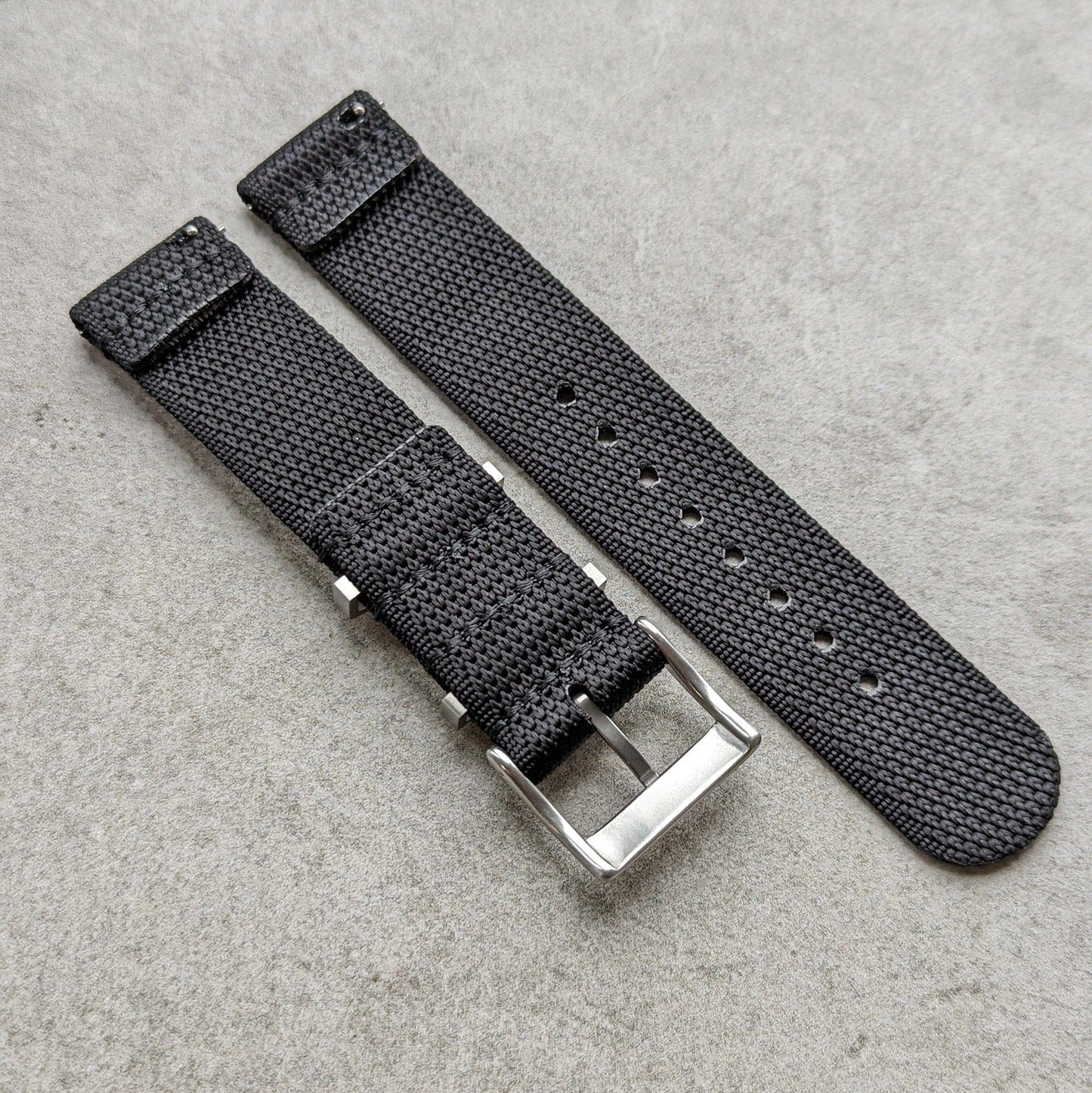 Premium Waffle Weave Two Piece Nylon Strap