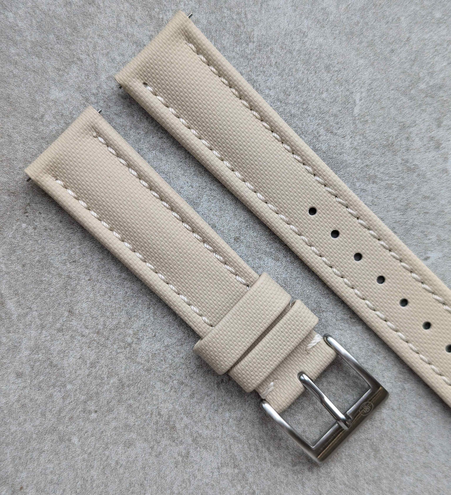 Sailcloth Watch Strap - Sandstone