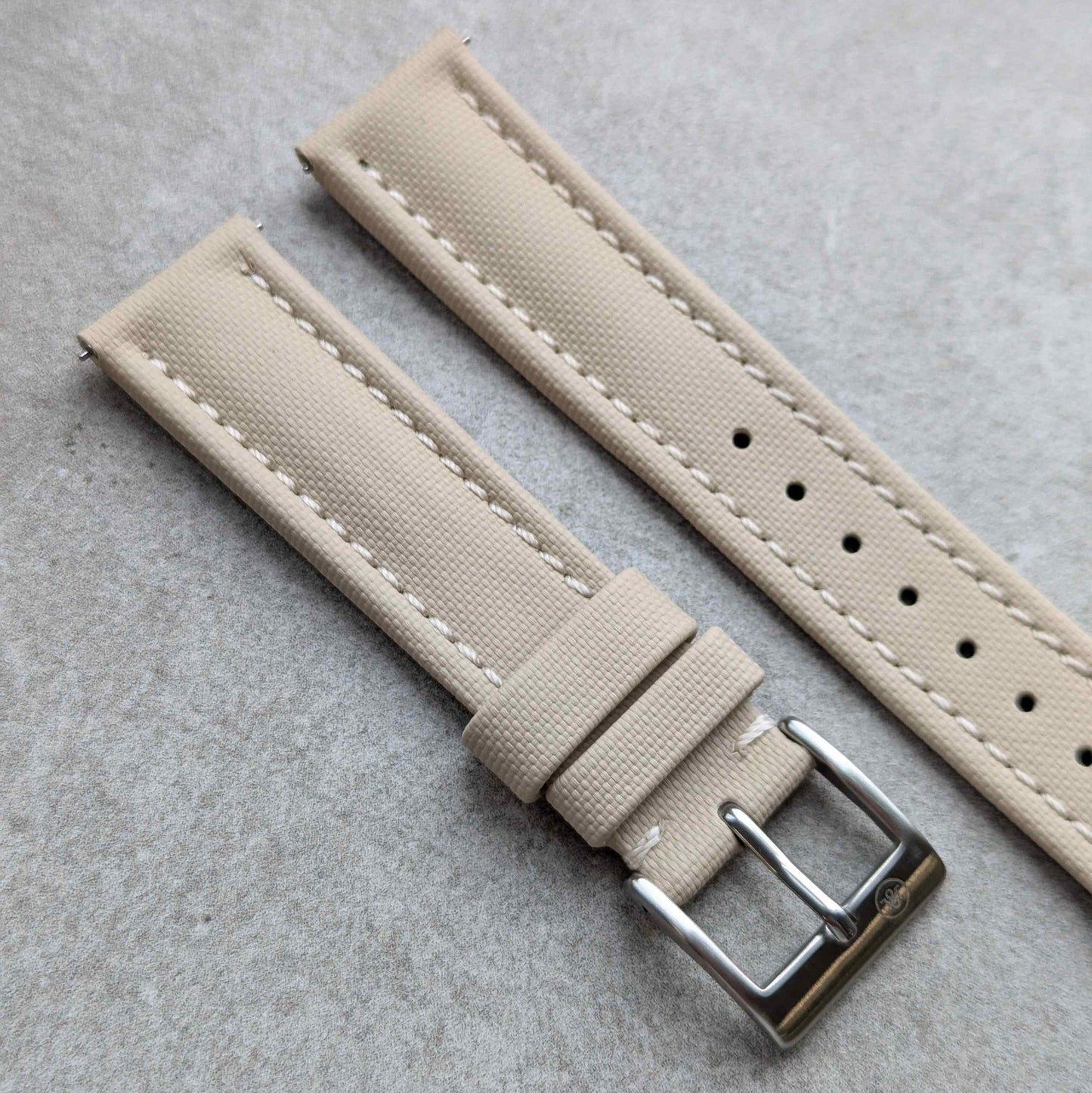 Sailcloth Watch Strap - Sandstone