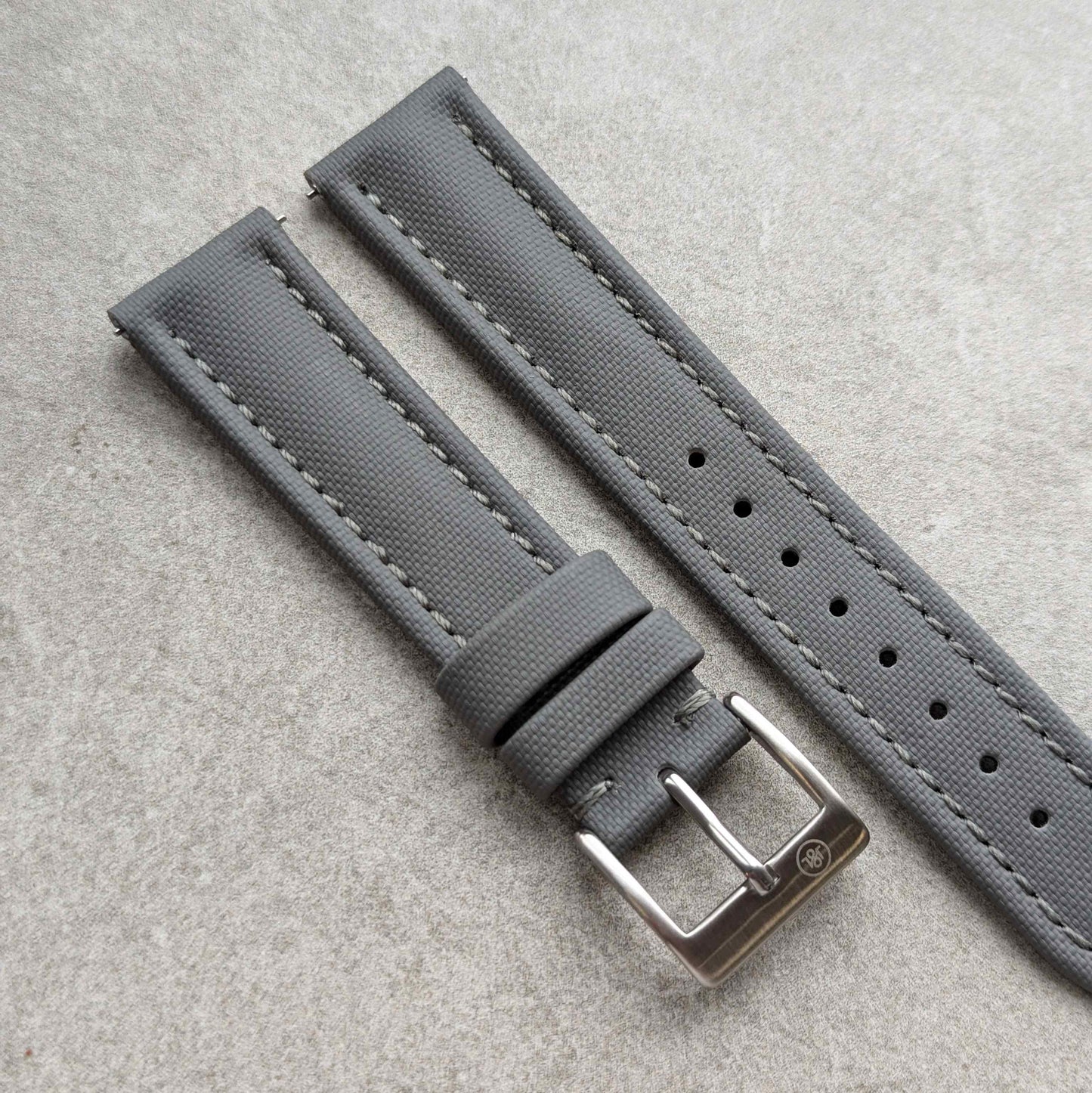 Sailcloth Watch Strap - Grey