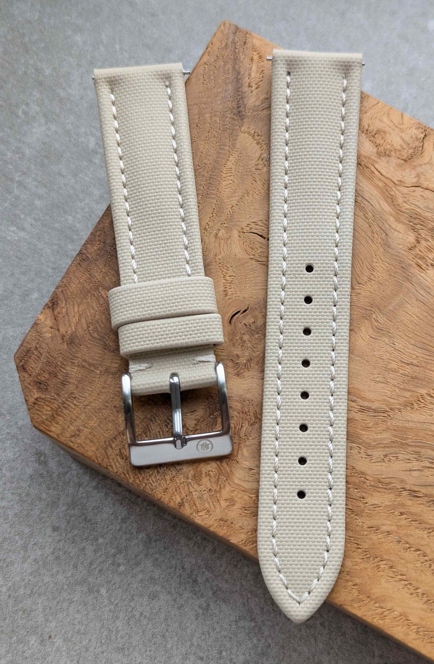 Sailcloth Watch Strap - Sandstone