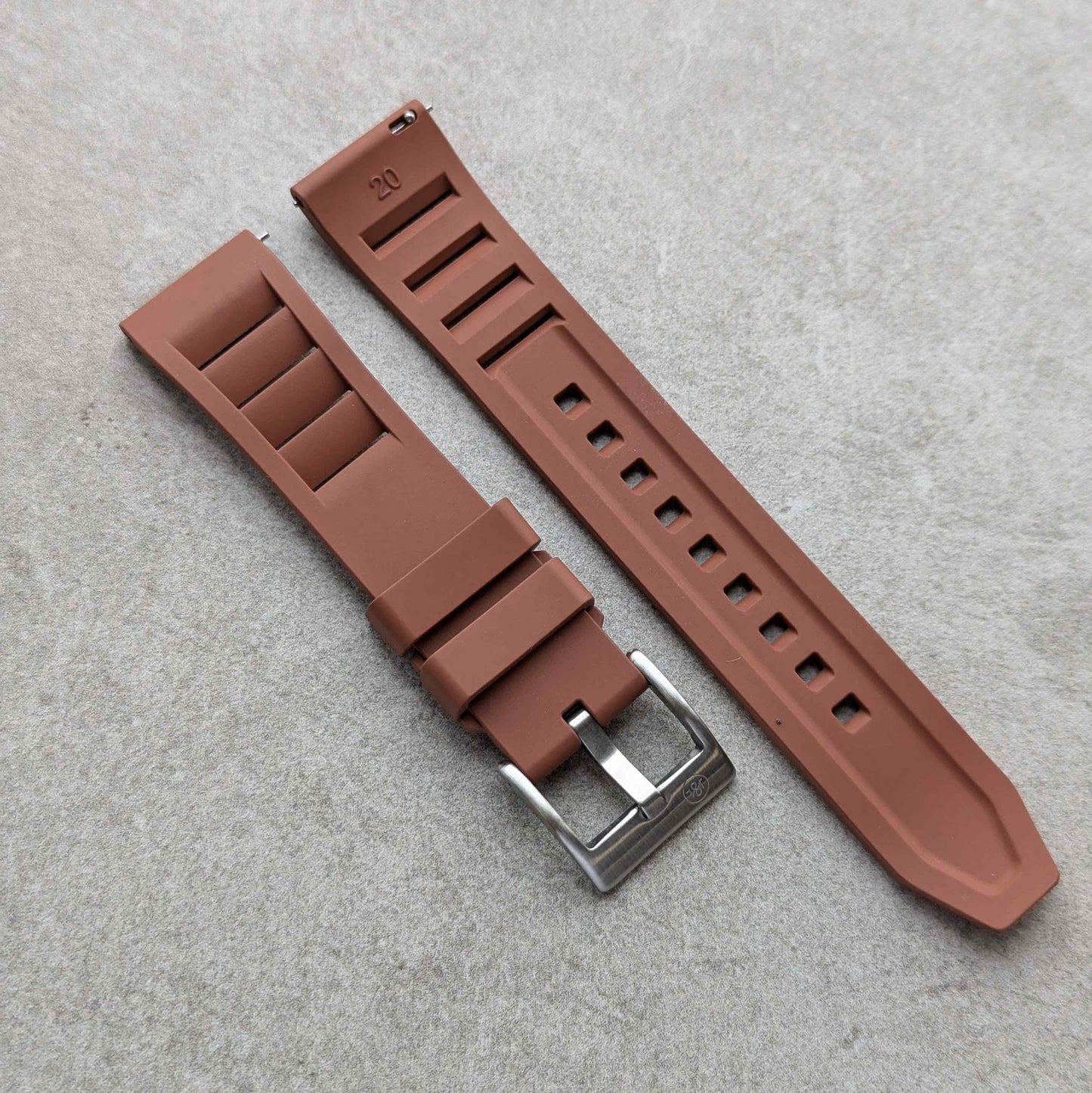 Premium 'Soft Touch' Vented Rubber Straps