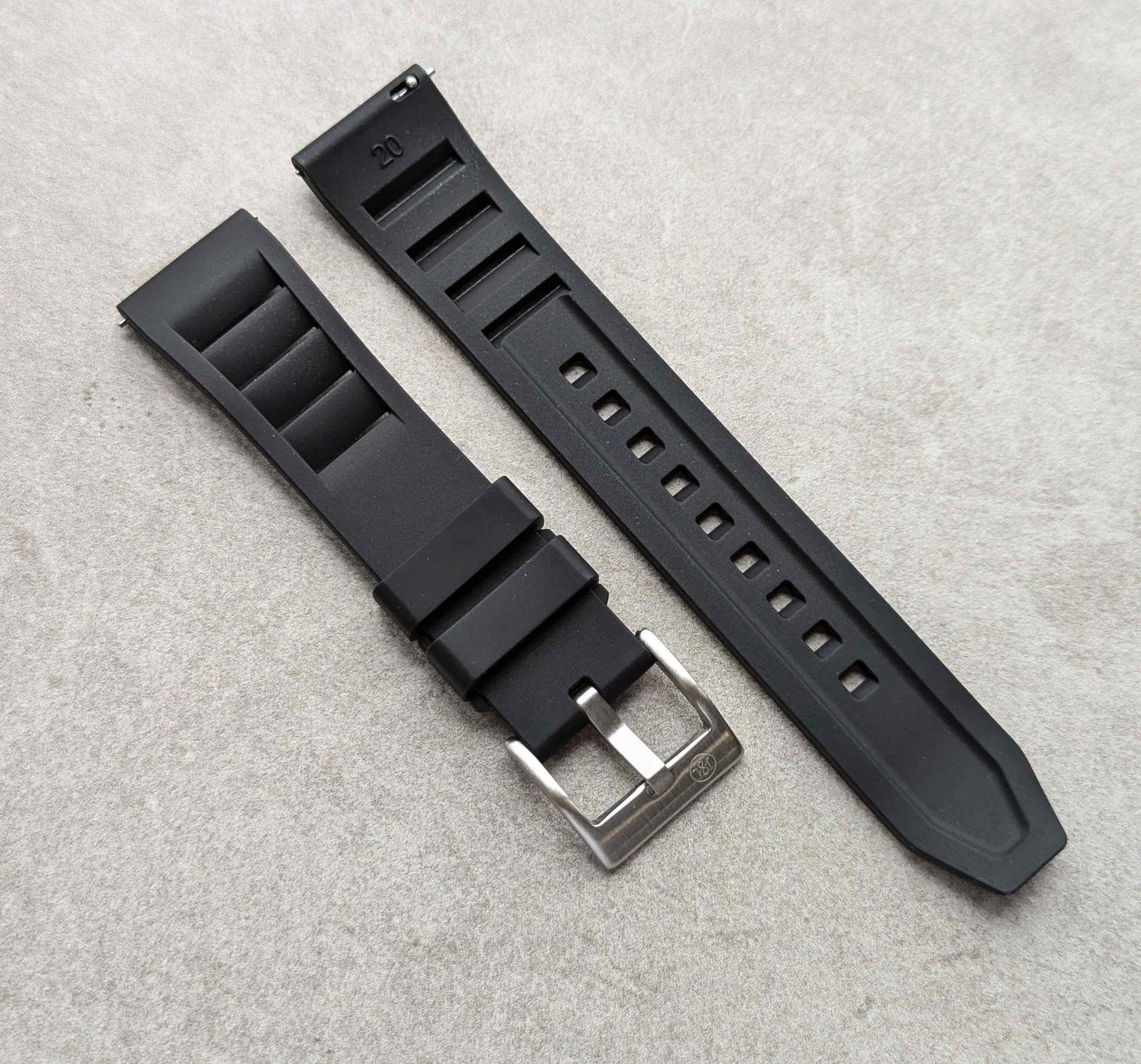 Premium 'Soft Touch' Vented Rubber Straps