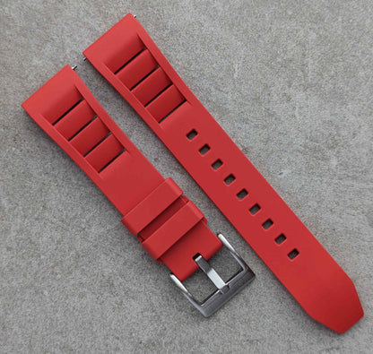 Premium 'Soft Touch' Vented Rubber Straps