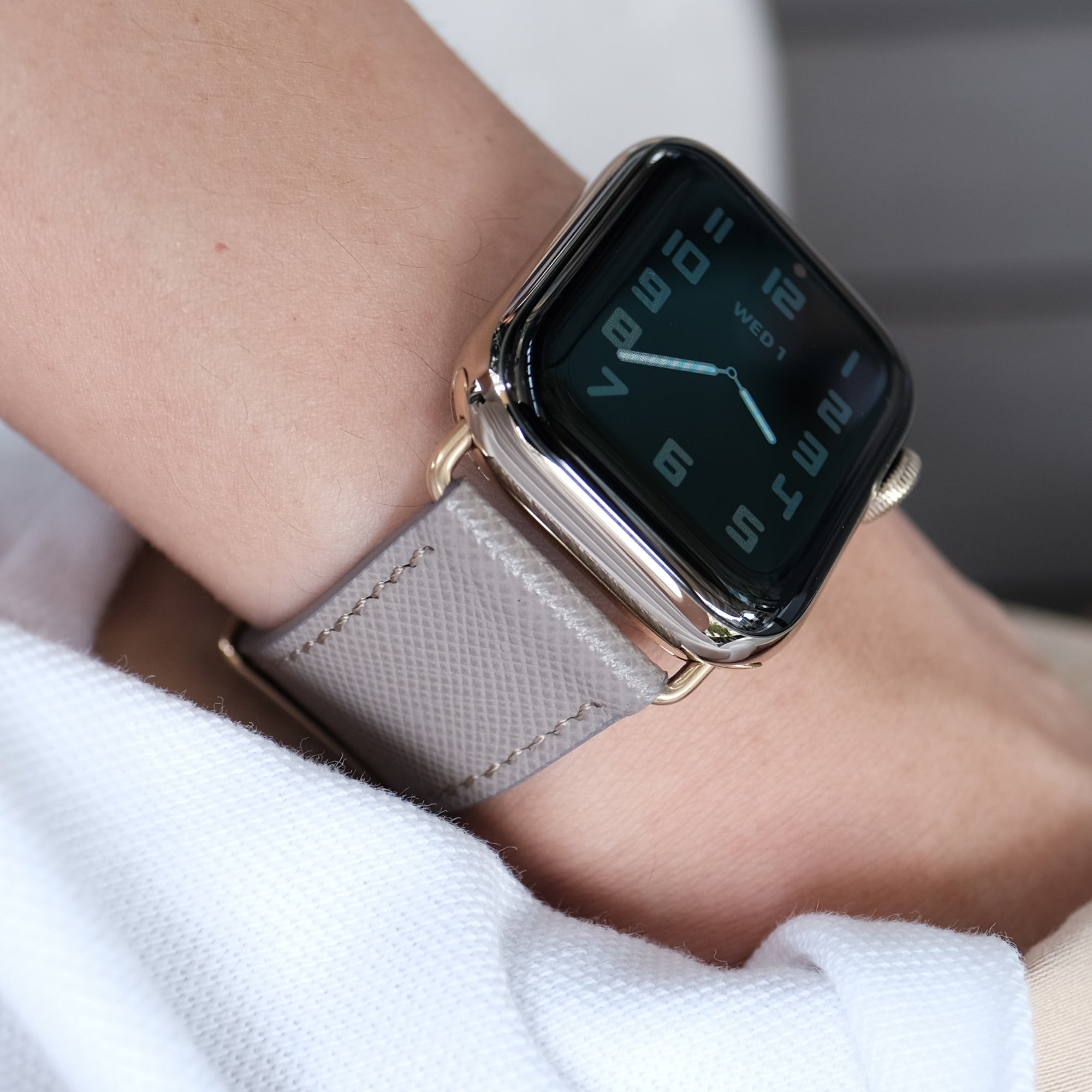 Saffiano apple watch band discount