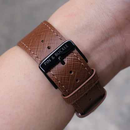 Barénia Leather Apple Watch Band handmade leather goods by TOP Leather handmade