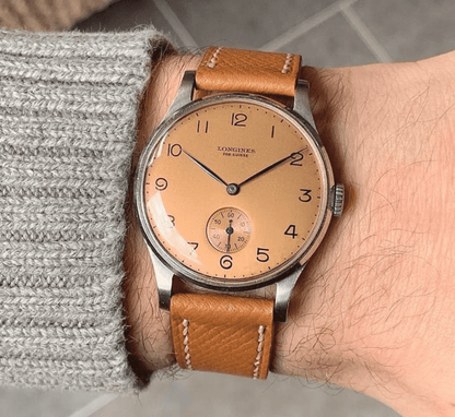 Epsom Calfskin Watch Strap - Tan