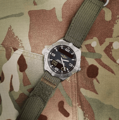 Premium Ribbed Two Piece Ballistic Nylon Strap - Army Green