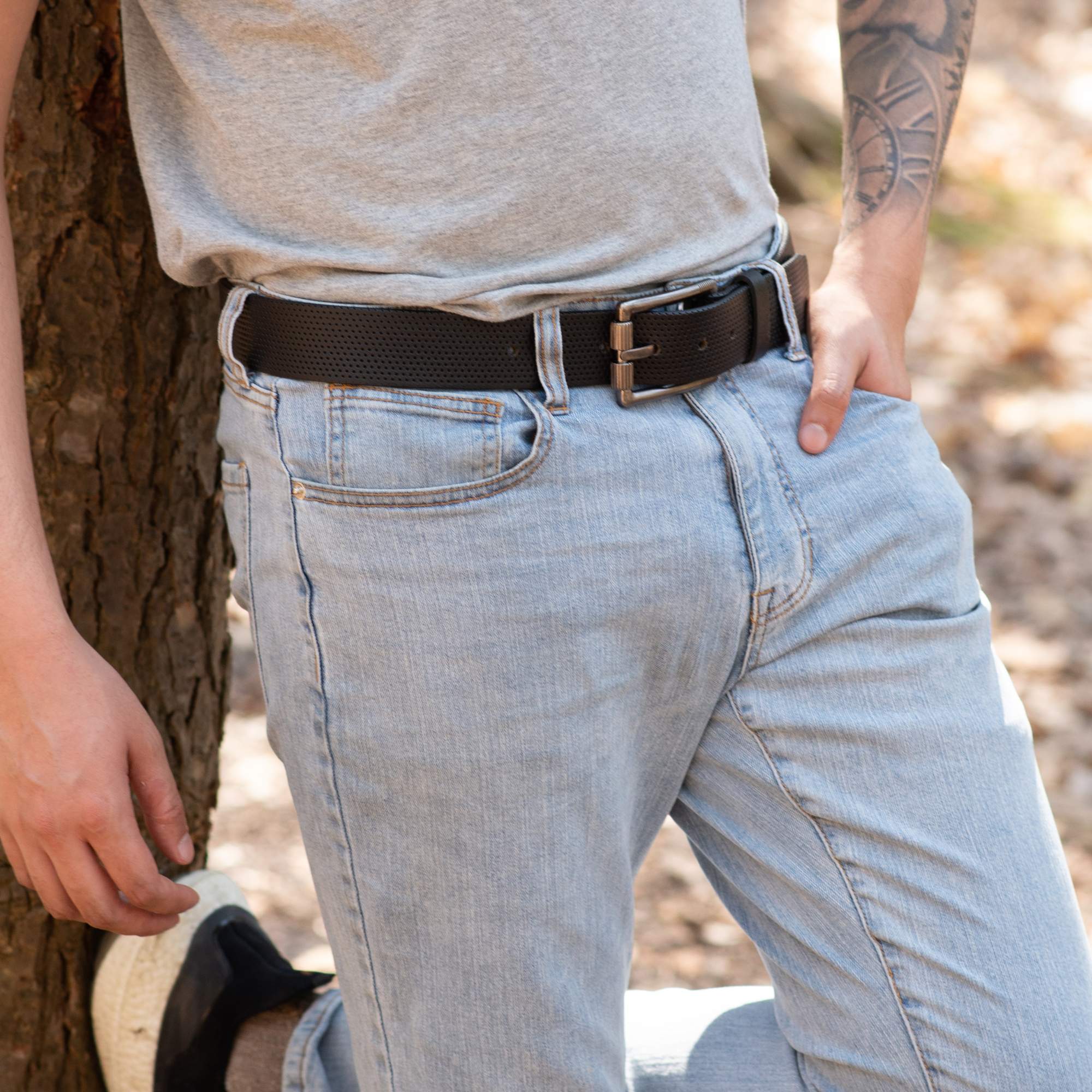 The Steampunk Belt- Heavy Duty Full Grain Leather Belt