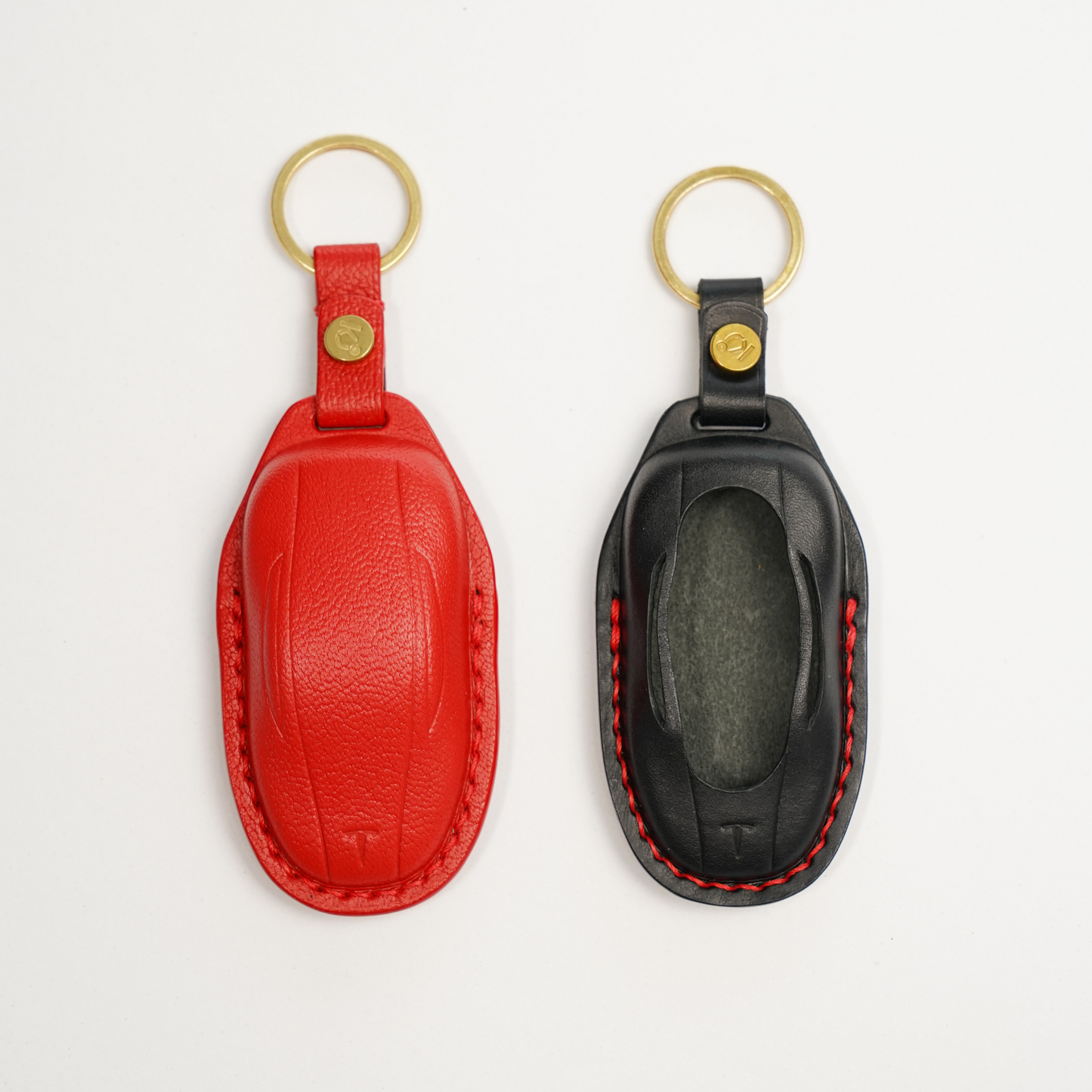 Tesla Leather Car Key Case